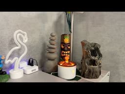 Essential Oil Diffusers, Volcano Effect Humidifier with Essential Oil, Remote and Timer