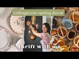 spring cottagecore thrift haul 🧺🌷🎀