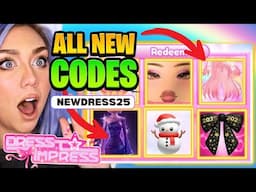 10 NEW CODES DRESS TO IMPRESS NEW UPDATE 2025, HOW TO FARM UNLIMITED MONEY