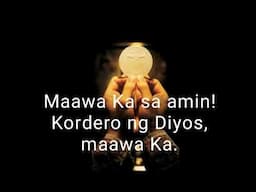 KORDERO NG DIYOS with lyrics| Jhacky23