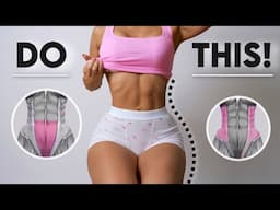 BEST LOWER ABS & WAIST Workout! Reduce Belly Fat & Get Slim Waist - No Equipment, At Home