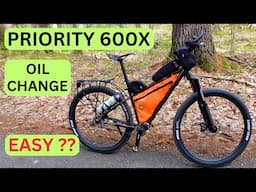 Priority 600X - Pinion Gearbox Fluid Change - Easy Gearbox Transmission Oil Change