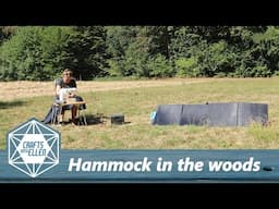 Making a hammock in the middle of the woods with BLUETTI | Sewing tutorial