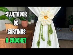 😯INCREIBLE!! Con esta Idea TUS CORTINAS lucirán hermosas | PATRON DE CROCHET UNICO❤