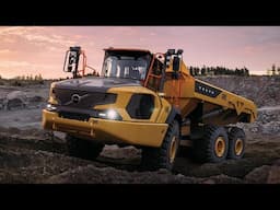 Test Driving the all new VOLVO A45 articulated hauler!