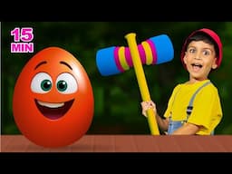 Egg Surprise Community Helpers + More Nursery Rhymes For Kids | BabyBillion