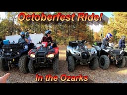 Crazy start to Fall ATV ride in the Ozarks! Honda Rubicon joins us!