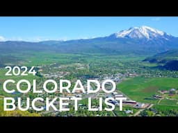 2024 COLORADO BUCKET LIST: Epic Things to Do in Colorado | Destinations to Add to Your List