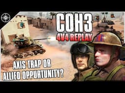 American Panther??? Salvaging FTW! | 4v4 Oasis Depot | Company of Heroes 3 Replays #59