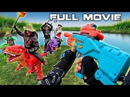 NERF GUN DINOSQUAD BATTLE - FULL MOVIE! | (Nerf First Person Shooter)