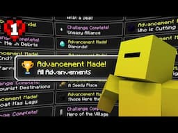 I Got EVERY Advancement in Minecraft Hardcore!