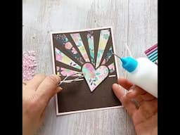 Sunshine card making - #Alinacutle® #AlinaCraft #handmadecards