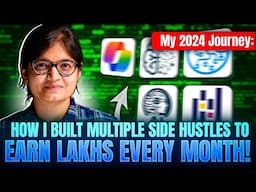 My 2024 Journey: How I Built Multiple Side Hustles to Earn Lakhs Every Month!