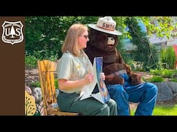 Smokey Bear Reads Across the Country