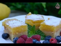 Lemon bars (barritas de limón). Repostería