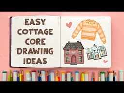 Easy Cottagecore Drawing Ideas for Beginners *relaxing art*