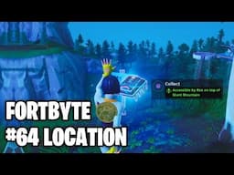 FORTBYTE #64 LOCATION - "Accessible by Rox on top of Stunt Mountain" (Fortnite Battle Royale)