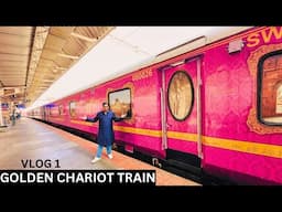 MOST LUXURIOUS GOLDEN CHARIOT TRAIN Journey | India’s Most Expensive Luxury Train Journey