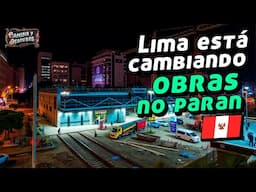 Por aqui se construye la LINEA 2 DEL METRO DE LIMA