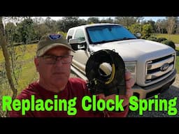 Replacing Clock Spring Tips /  2013 - 2017 Ford F250 F350 F450 Rv life