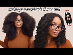 Natural Hair Baddie on a Budget! Crochet Braids using Outre Springy Afro Twist