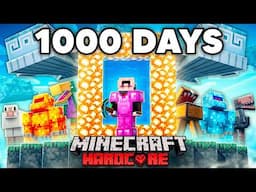 I Survived 1000 Days in AETHER Minecraft Hardcore [FULL MOVIE]