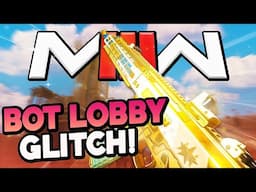 MW3 BOT LOBBY GLITCH! (MW3 BOT LOBBY GLITCH TUTORIAL) HOW TO CREATE BOT LOBBIES MWIII (MW3 GLITCHES)