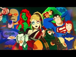 the controversial Harley quinn show (Seasons 1-4)