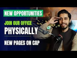 New Opportunities | New Pages on CAP | Physical 1 To 1 Consultation