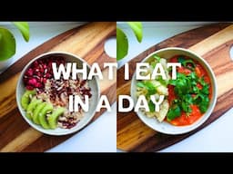 VEGAN WHAT I EAT IN A DAY 🌱 Warming winter meals