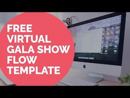 Virtual Gala Show Flow Timeline Template - Free Template for planning Virtual Gala