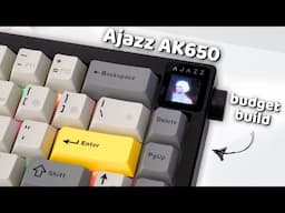 $48 deep & smooth keyboard | Ajazz AK650 | Unboxing & Review | TFT Screen Tutorial