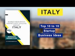 High Demand, Recession Proof Business Opportunities In Italy | Meticulous BPlans