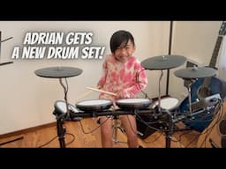 New DED-70 Donner Drum Set For Kids!