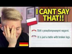 DUMB GERMAN tries the Hardest POLISH TONGUE TWISTER