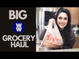 BIG WW GROCERY HAUL FOR WEIGHT LOSS - WHOLE HEALTHY FOODS - WEIGHT WATCHERS POINTS INCLUDED!