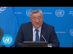 China: Security Council President for February 2025 - Press Conference | United Nations