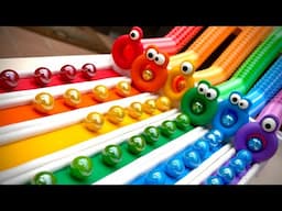 Marble Run 1000 Marbles Rain Gutter VS Mega Whirlpool ASMR Amakandu