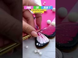 How to decorate butterfly cookies #cookiedecoration #viralvideo #sweets