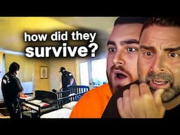 LosPollosTV And Dad React To Cops Discover An Evil Husbands House Of Horrors!