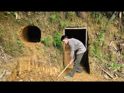 Return to the hideout and re-dig the cellar to create a cool and safe new shelter