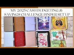 2025 CASH BUDGETING & SAVINGS CHALLENGES BINDER SETUP | SINKING FUNDS BINDER | DIY SMASH BOXES