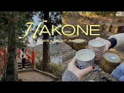 2 days 1 night classic hakone tour with hakone freepass from tokyo japan travel vlog + private onsen