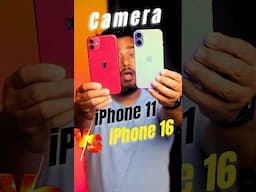 Shocking Result iPhone 16 vs iPhone 11 camera comparison #shorts #iphone16