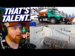 Snow Removal In The Alps (Europe) is Amazing..