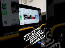 Mercedes Apple Carplay Android Auto #Carplay #caraudio #mercedes