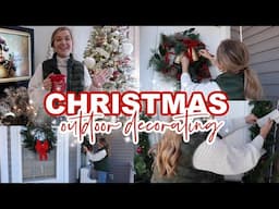 CHRISTMAS DECORATING PART 4 | CHRISTMAS PORCH DECOR | COZY CHRISTMAS DECORATING | Lauren Yarbrough