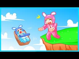 MIPAN & ZUZUZU Bekerja Sama Gendong Bayi Melewatin Rintangan Mengerikan! Carry a Baby Roblox