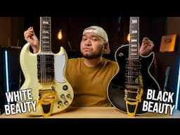 How 3 PICKUPS work on Les Paul and SG | RJ Black and White Beauty