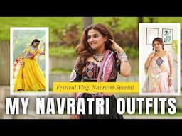 Vaidu’s 4 Garba Looks | Navratri Outfits | Navratri Vlog 2024